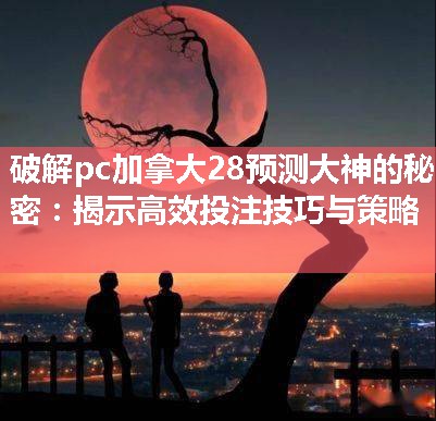 破解pc加拿大28预测大神的秘密：揭示高效投注技巧与策略