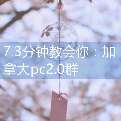 加拿大pc2.0群