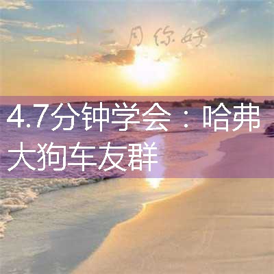 哈弗大狗车友群